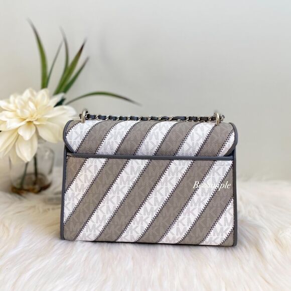 NWT Michael Kors Rose‎ Medium Shoulder Flap Chain bag - Picture 4 of 7